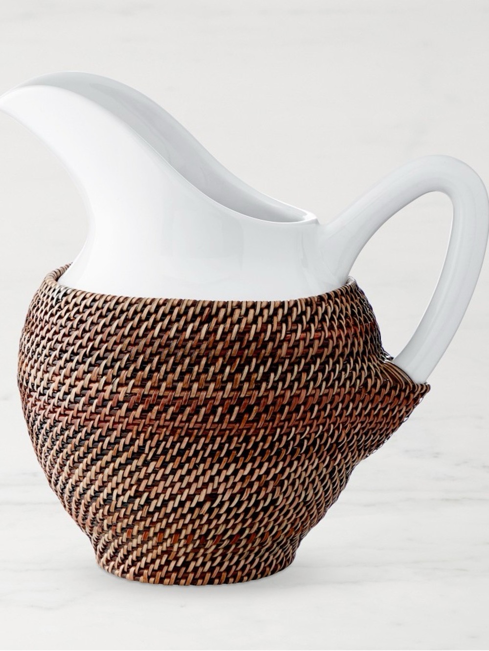 Williams Sonoma Handwoven Nito Pitcher